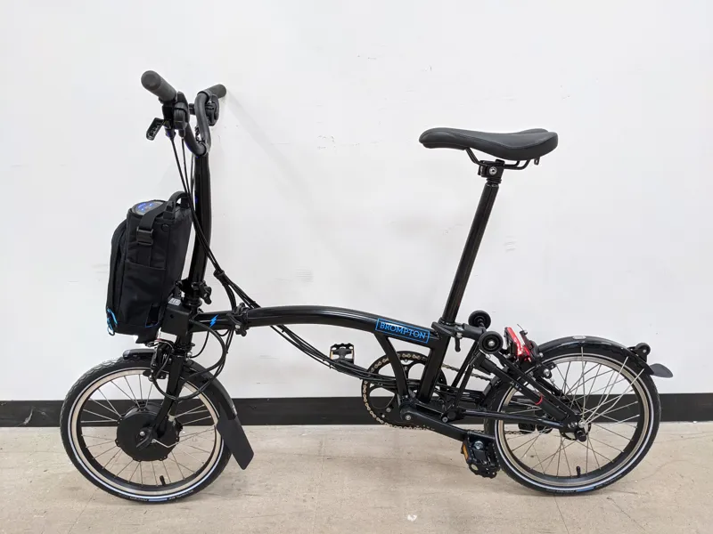 EX-DISPLAY Brompton M6L Electric Folding Bike 2021 in Black-1
