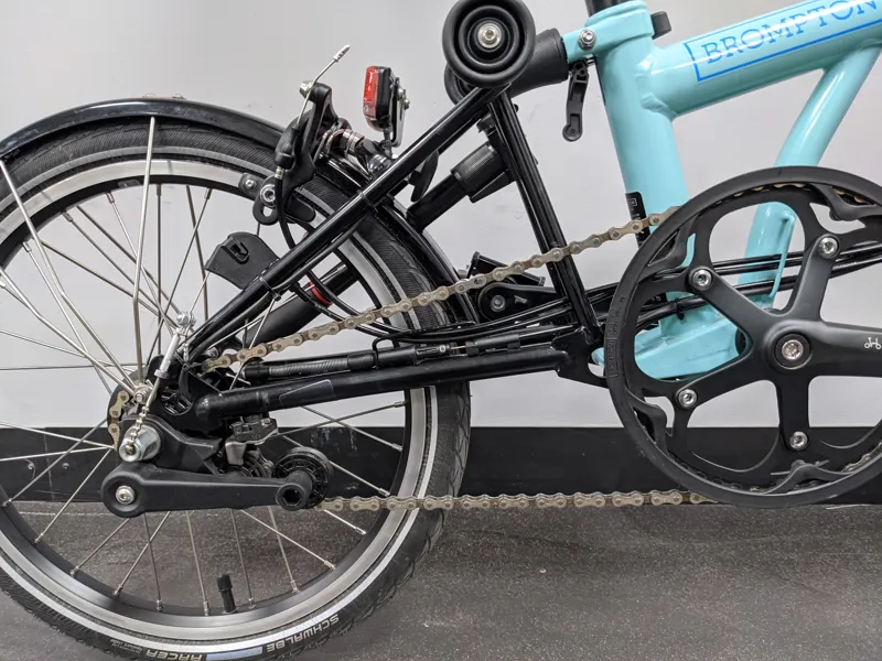 EX-DISPLAY Brompton M6L Electric Folding Bike 2021 in Turkish Green-2