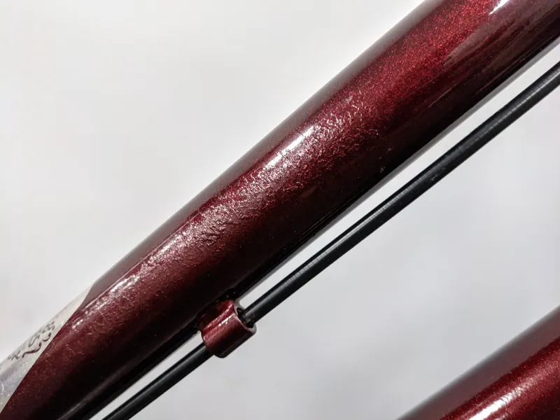 EX-DISPLAY Dawes Duchess Deluxe Step Through Womens Hybrid Bike 15/26 2022 in Burgundy -3