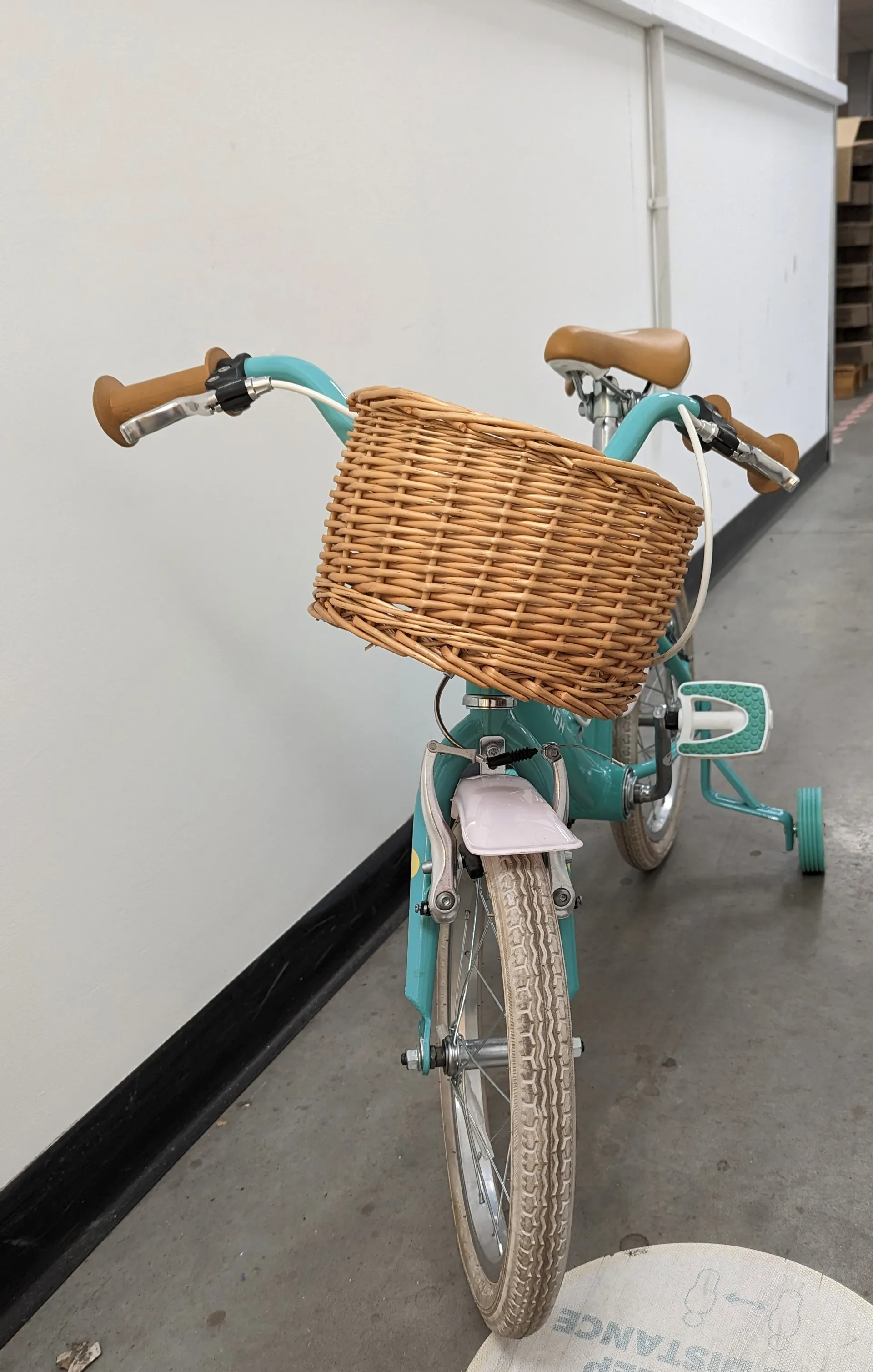 Ex Display Raleigh Molli 16 inch Wheel Kids Bike 2023 in Aqua