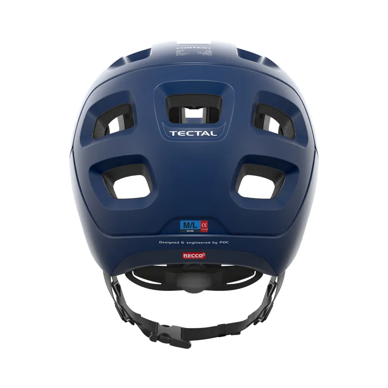 POC Tectal MTB Helmet in Lead Blue Matt-2