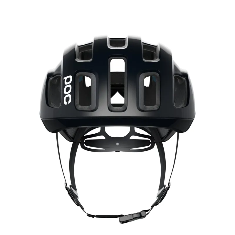 POC Ventral AIR SPIN Road Helmet Uranium Black Raceday-1