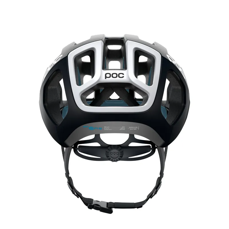 POC Ventral AIR SPIN Road Helmet Uranium Black Raceday-2