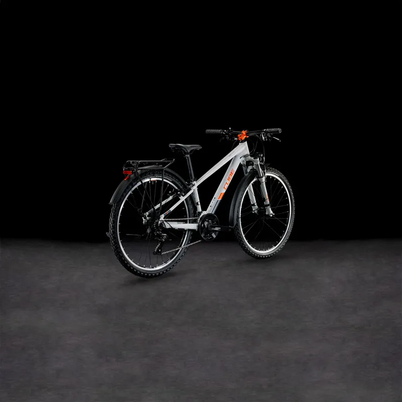 Cube Acid 260 Allroad 26in Kids Mountain Bike 2024 in Grey/Orange-1