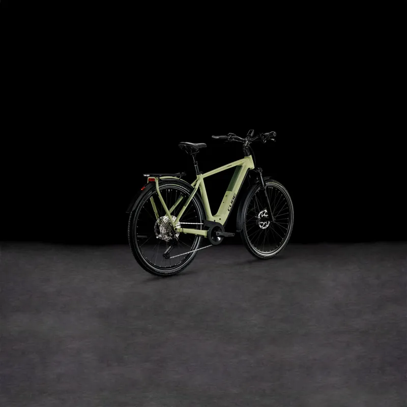 Cube Kathmandu Hybrid SLX 750 Electric Bike 2024 in Green/Olive-1