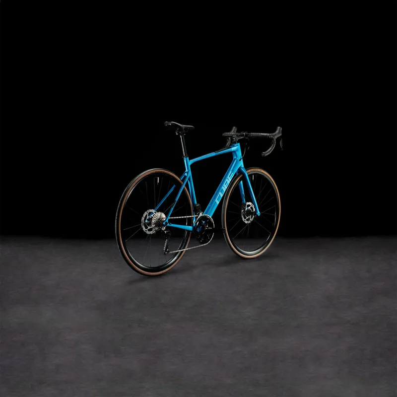 Cube Attain GTC SLX Road Bike 2024 in Frozen Teal/Black-1