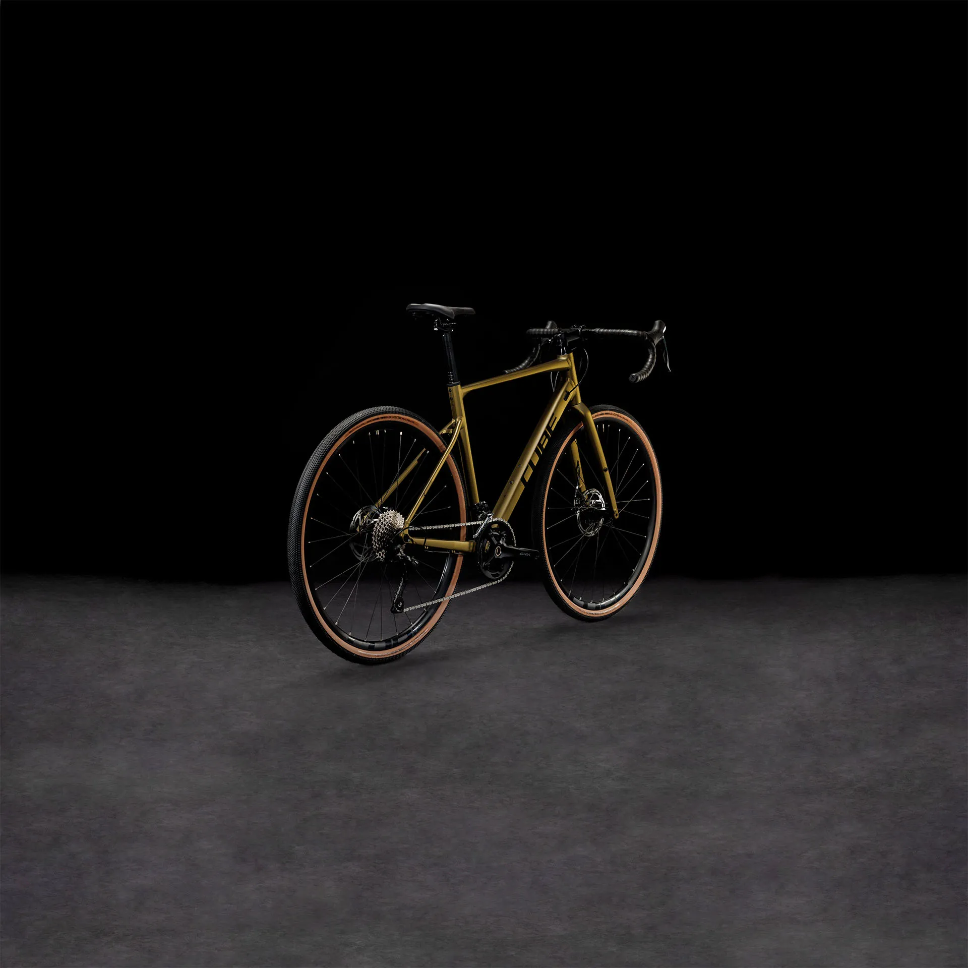 Cube Nuroad Pro Gravel Bike 2024 in Metal Moss Black