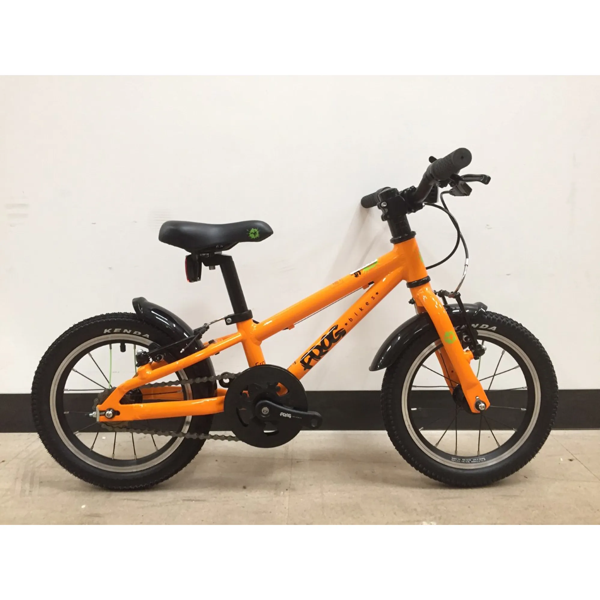 Child Bicycle Orange Bike With Training Wheels A14114 Kids Bike 14