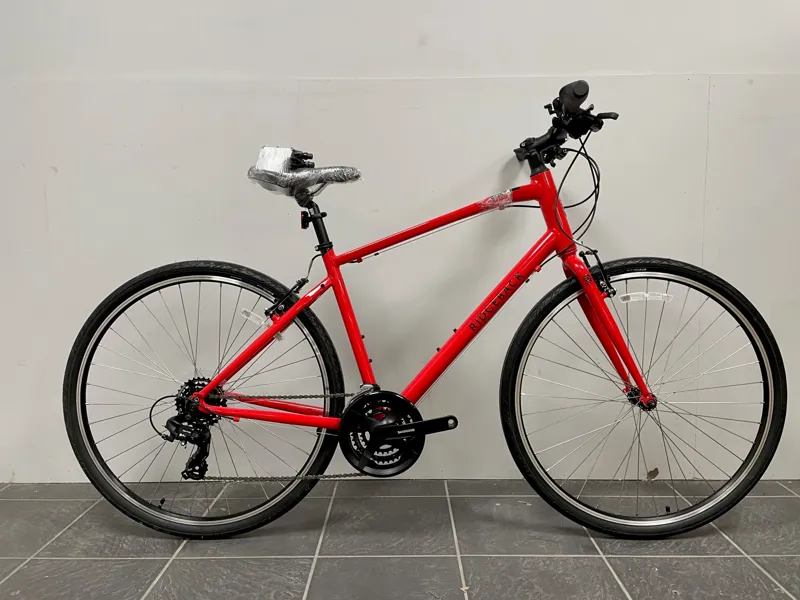 EX-DISPLAY Ridgeback Motion Hybrid Bike Large 2022 in Red 