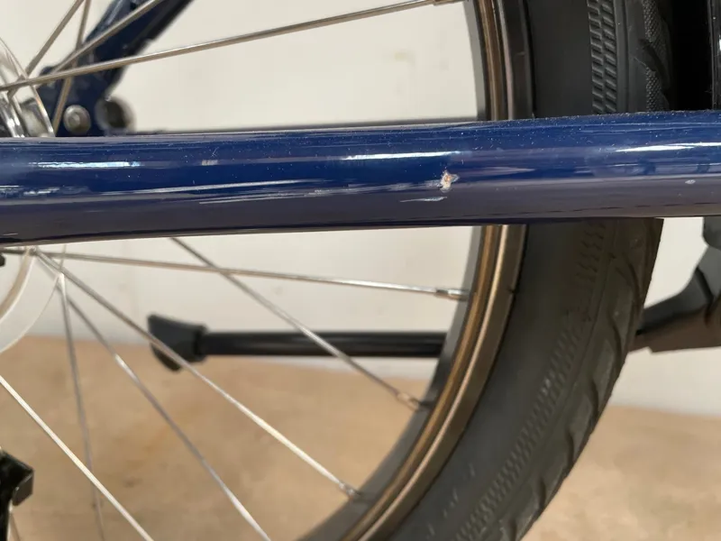 EX-DISPLAY Tern Link B7 Folding Bike with 20 inch Wheels 2022 7 Speed in Midnight Blue-1