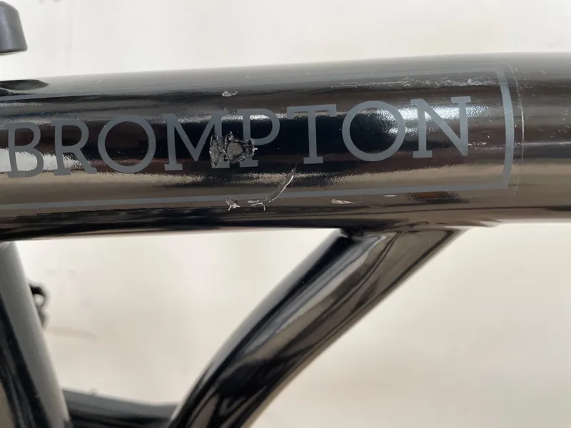 EX-DISPLAY Brompton Electric C Line Explore Mid Folding Bike 2022 in Black-2