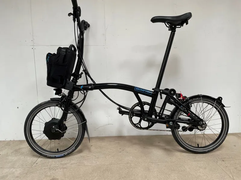 Ex Demo Brompton M6L Electric Folding Bike 2021 in Black-1