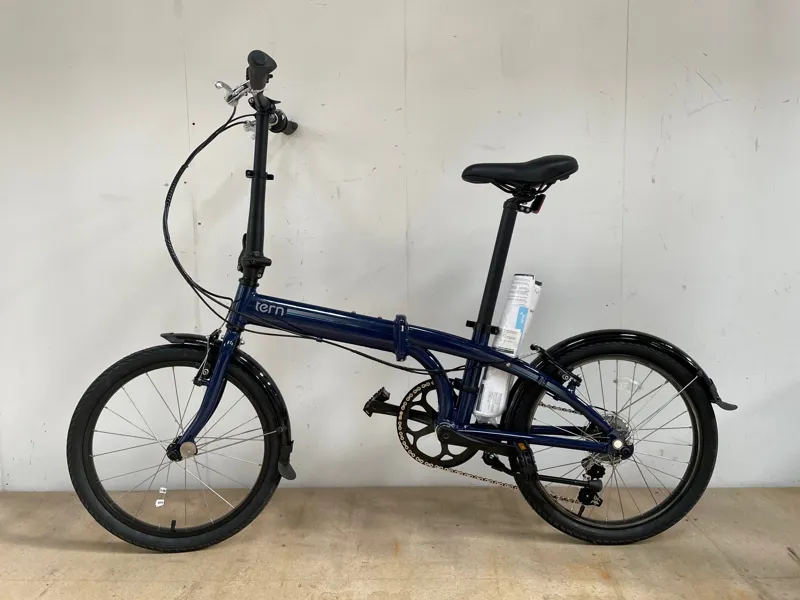 EX-DISPLAY Tern Link B7 Folding Bike with 20 inch Wheels 2022 7 Speed in Midnight Blue-2