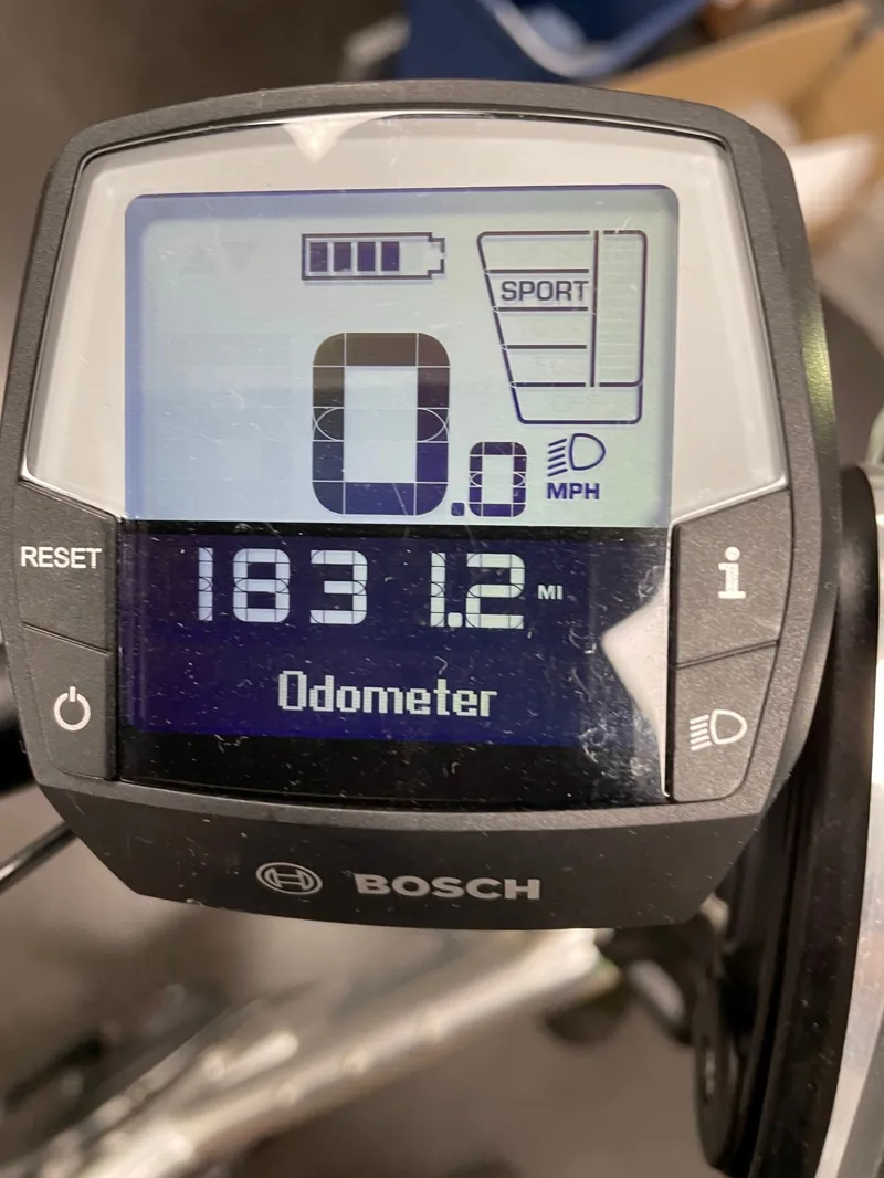 EX-DEMO Tern HSD S+ Performance Cargo Electric Bike 2022 in Silver-3