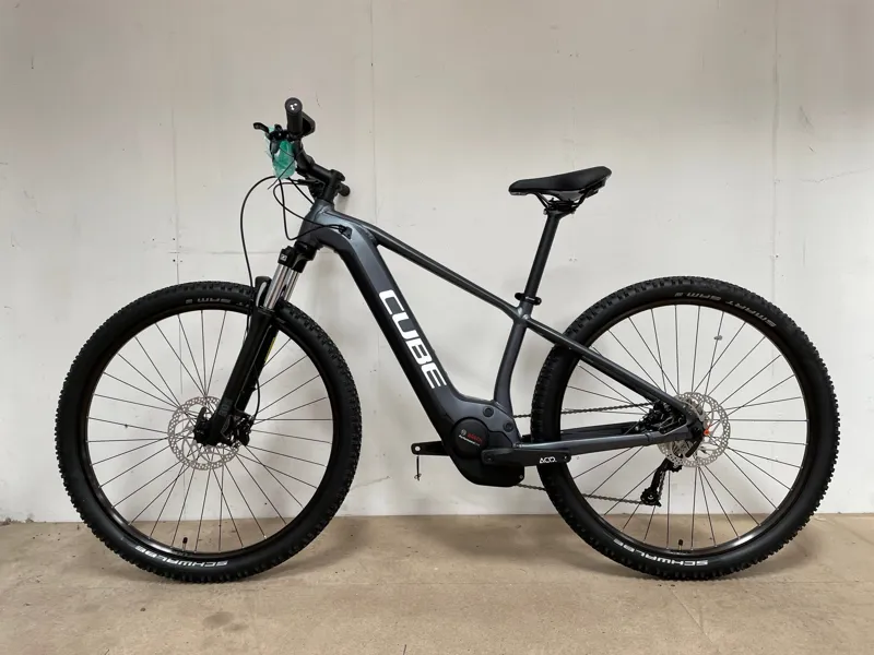 EX-DISPLAY Cube Reaction Performance 500 Electric Mountain Bike Medium 2022 in Grey -3