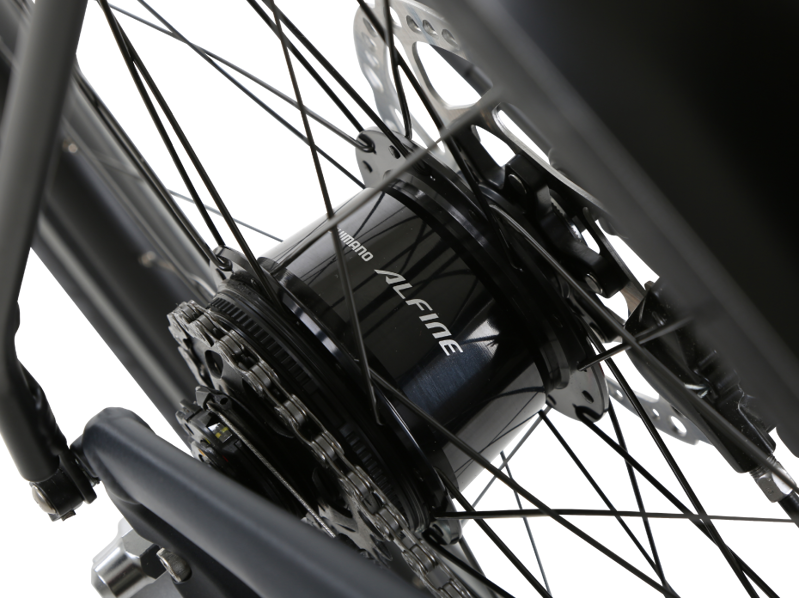 Forme Repton Pro E Electric Hybrid Bike 2022 in Black Grey-1