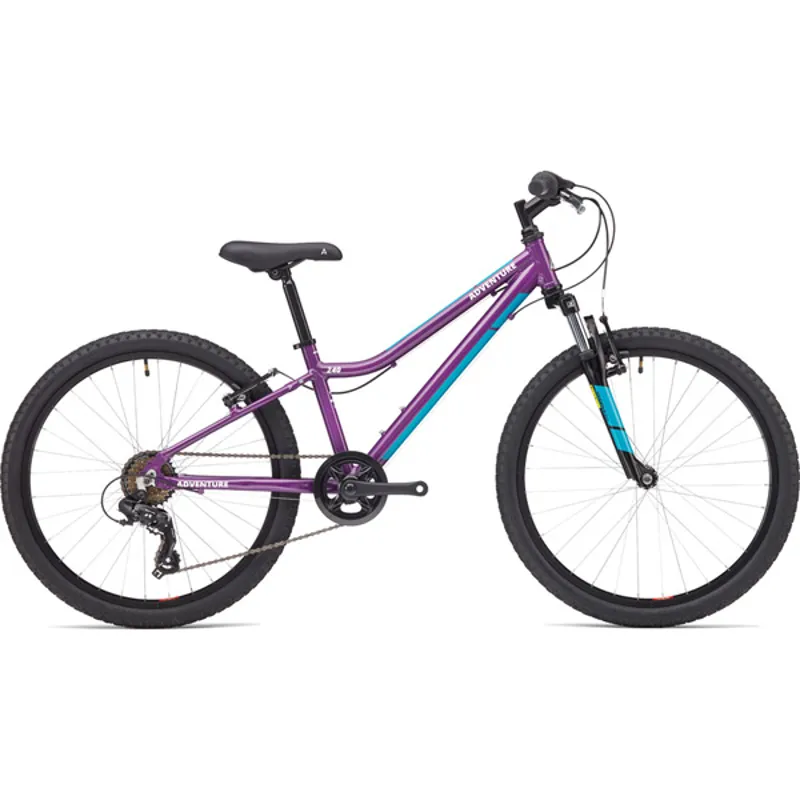 Adventure 240 Unisex 24 inch Kids Bike in Purple