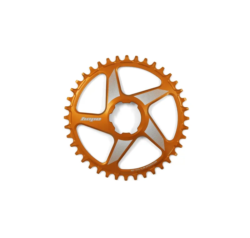 Hope Spiderless RX Chainring in Orange