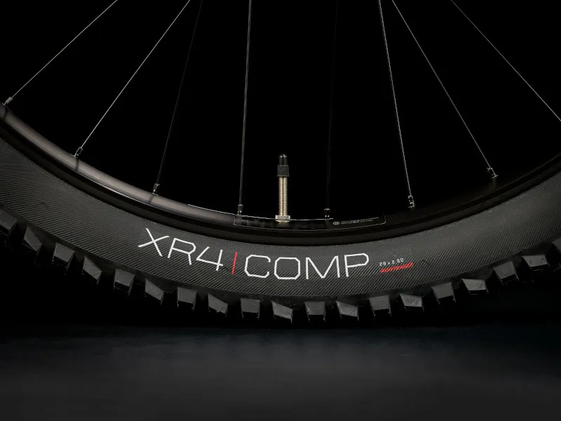 Trek Rail 5 Deore 500Wh FS Electric Mountain Bike 2023 in Matte Black and Miami Green-9