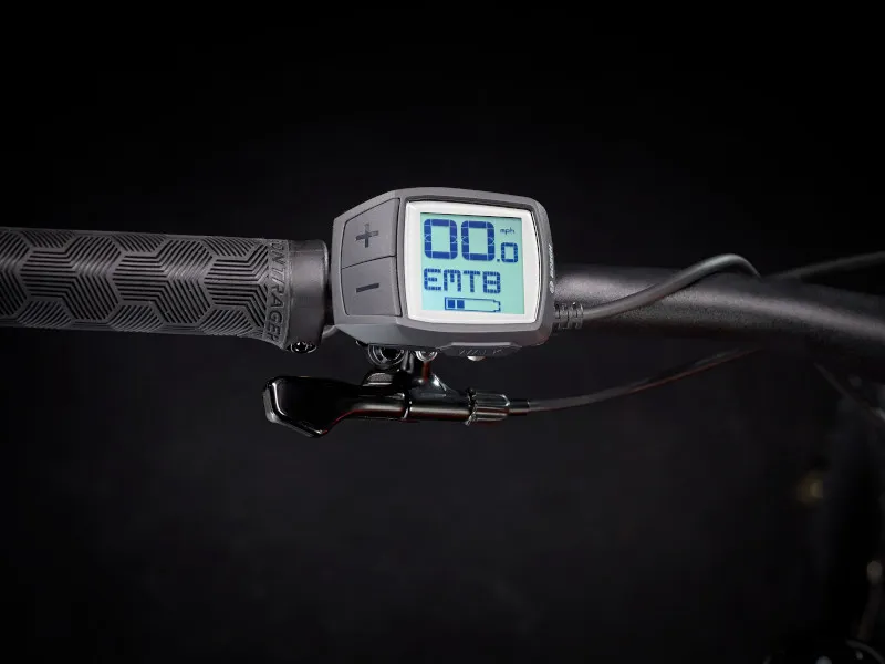 Trek Rail 9.5 Electric Full Suspension Mountain Bike 2022 in Red and Black -5