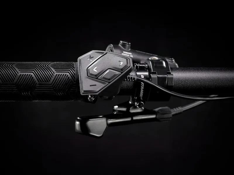 Trek Rail 9.7 NX Full Suspension Electric MTB 2021 in Carbon/Green-4