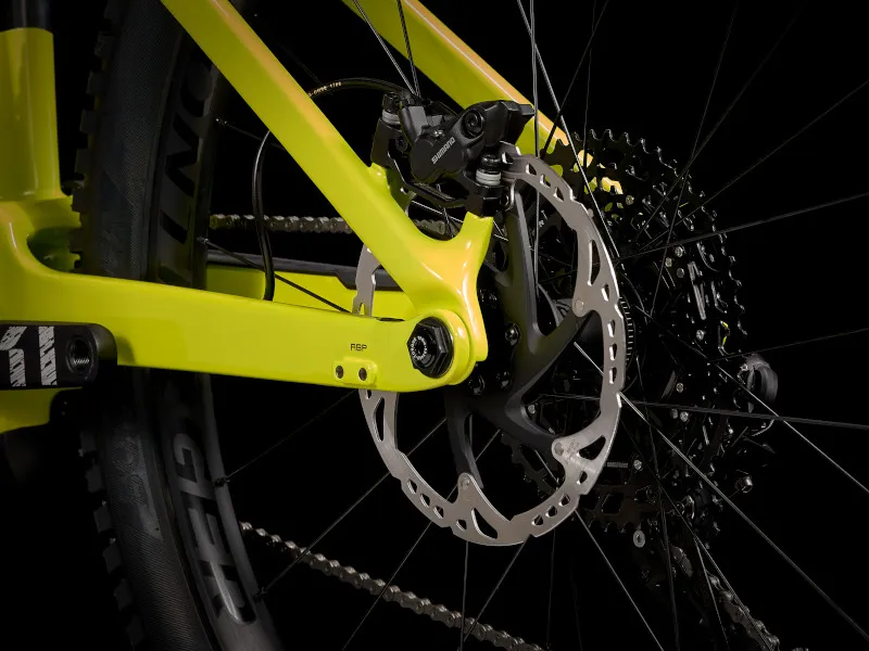 Trek Rail 9.7 NX Full Suspension Electric MTB 2021 in Carbon/Green-5