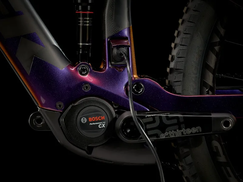 Trek Rail 9.9 X01 AXS Electric Full Suspension Mountain Bike 2021 in Phaze Purple-2