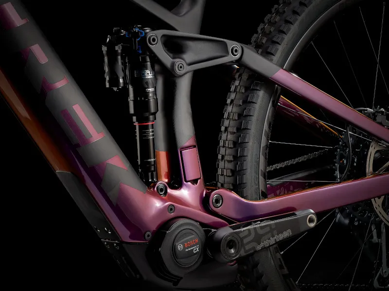 Trek Rail 9.9 X01 AXS Electric Full Suspension Mountain Bike 2021 in Phaze Purple-6