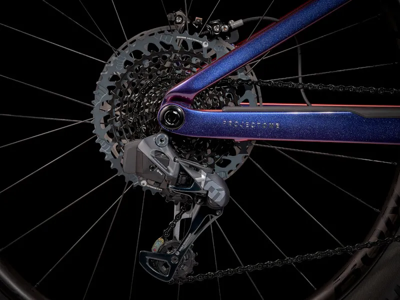 Trek Rail 9.9 X01 AXS Electric Full Suspension Mountain Bike 2021 in Phaze Purple-8