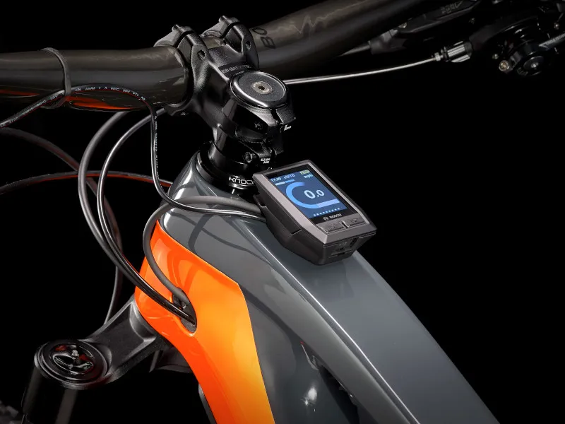 Trek Rail 9.9 X01 AXS Electric Full Suspension Mountain Bike 2021 in Carbon Orange-10