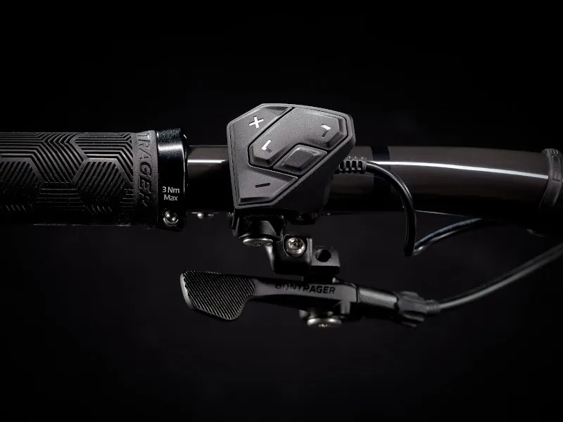 Trek Rail 9.9 X01 AXS Electric Full Suspension Mountain Bike 2021 in Carbon Orange-4