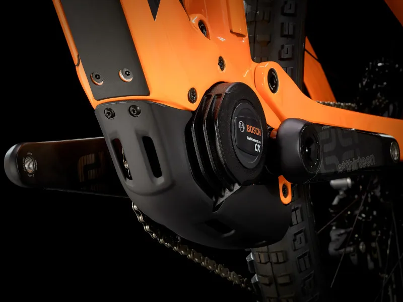 Trek Rail 9.9 X01 AXS Electric Full Suspension Mountain Bike 2021 in Carbon Orange-7