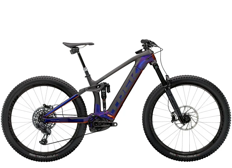 Trek Rail 9.9 X01 AXS Electric Full Suspension Mountain Bike 2021 in Phaze Purple