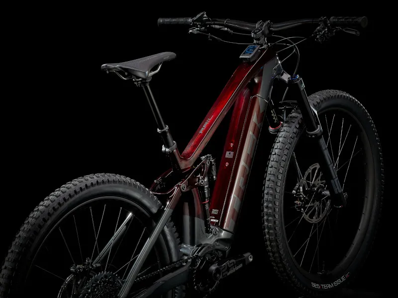 Trek Rail 9.9 X01 Electric Full Suspension Mountain Bike 2022 in Carbon Red-1