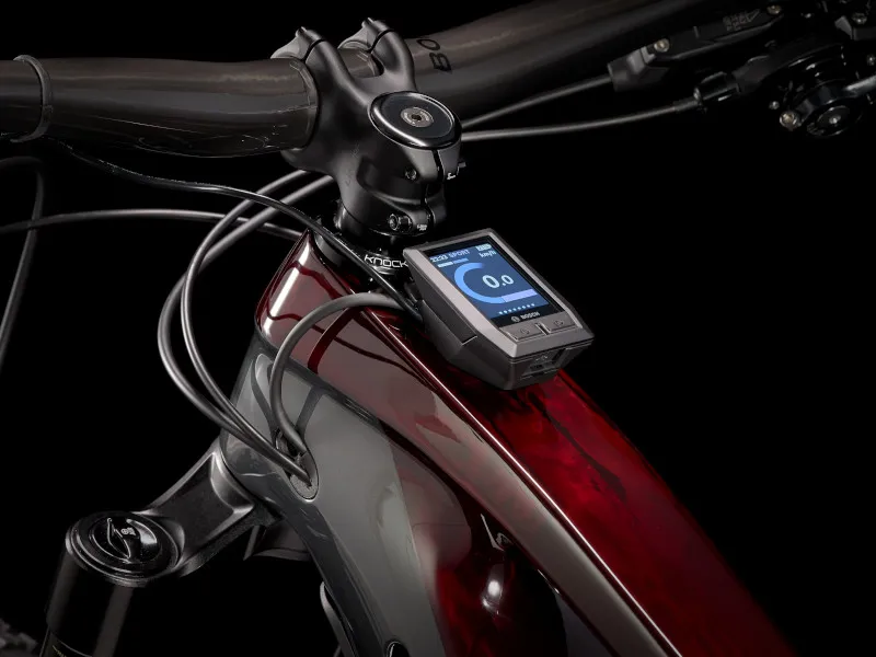 Trek Rail 9.9 X01 Electric Full Suspension Mountain Bike 2022 in Carbon Red-10