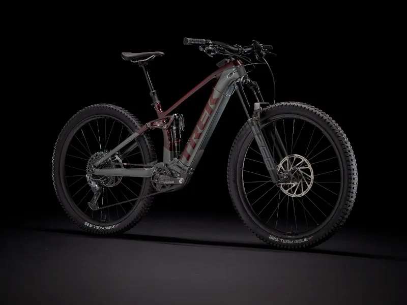 Trek Rail 9.9 X01 Electric Full Suspension Mountain Bike 2022 in Carbon Red-11