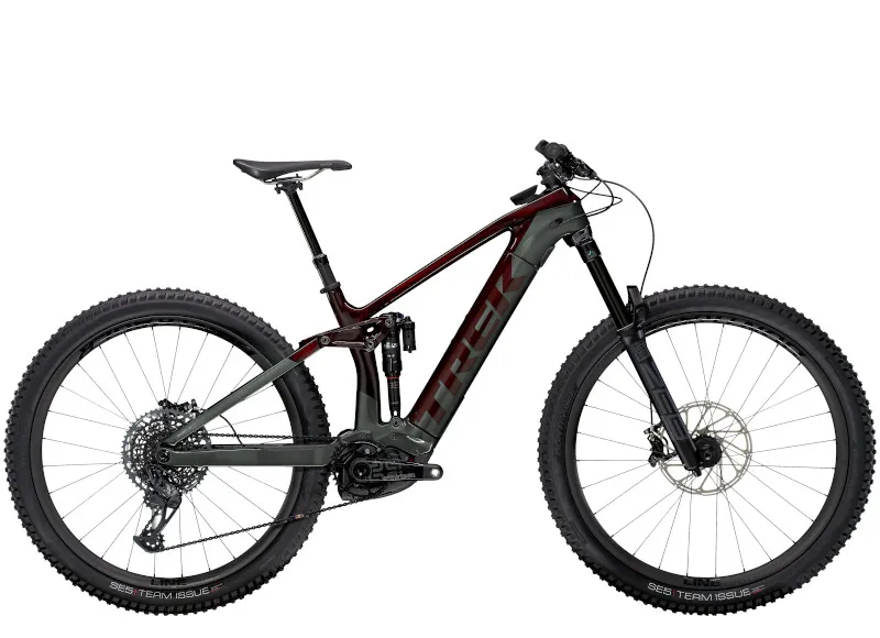 Trek Rail 9.9 X01 Electric Full Suspension Mountain Bike 2022 in Carbon Red