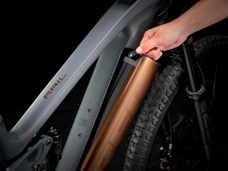 Trek Rail 9.9 X01 Electric Full Suspension Mountain Bike 2021 in Root Beer-3