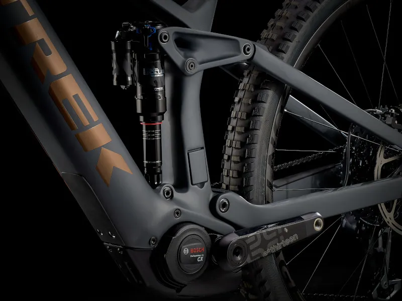 Trek Rail 9.9 X01 Electric Full Suspension Mountain Bike 2021 in Root Beer-6