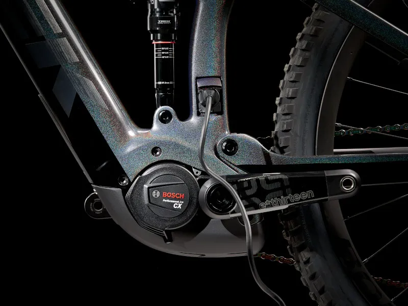 Trek Rail 9.9 xx1 AXS Electric Full Suspension Mountain Bike 2023 in Prismatic-2