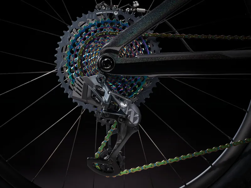 Trek Rail 9.9 xx1 AXS Electric Full Suspension Mountain Bike 2023 in Prismatic-8