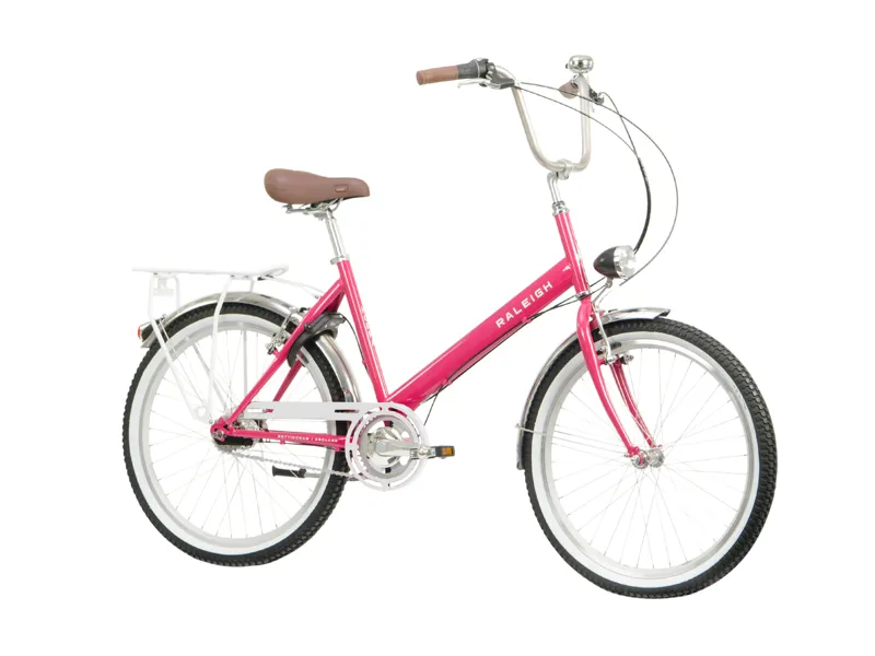 Raleigh Hoppa Womens Hybrid Bike 2023 in Rasberry Pink-1