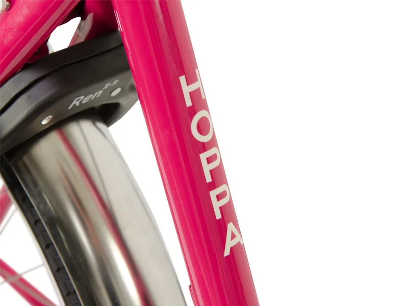Raleigh Hoppa Womens Hybrid Bike 2023 in Rasberry Pink-5