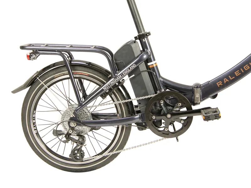 Raleigh Stoweway Electric Folding Bike 2022 in Black-9