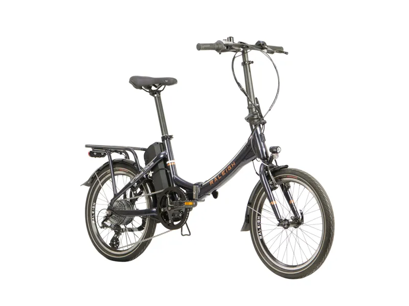 Raleigh Stoweway Electric Folding Bike 2022 in Black-1