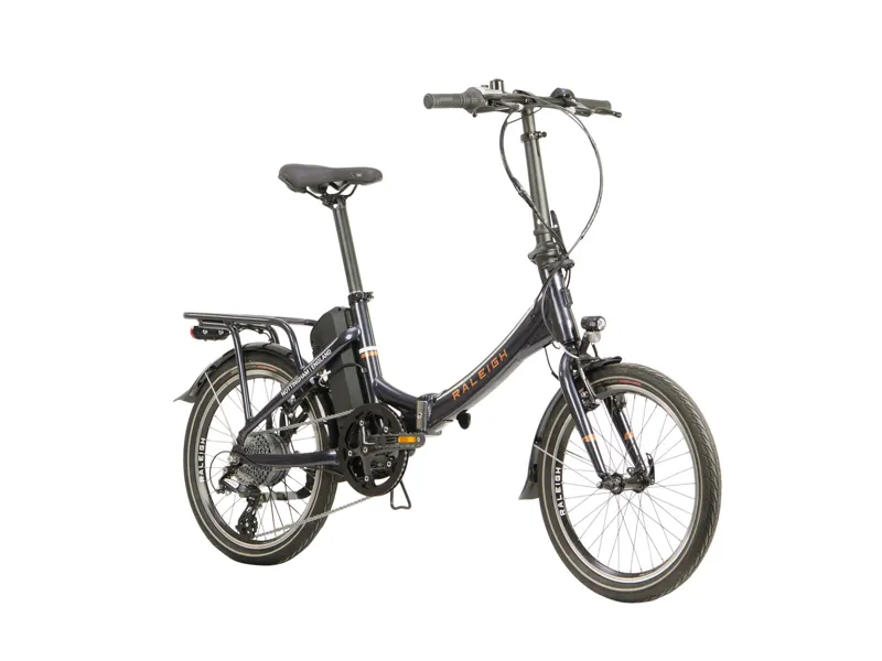 Raleigh Stoweway 20 Inch Folding Electric Bike 2023 in Blue-1