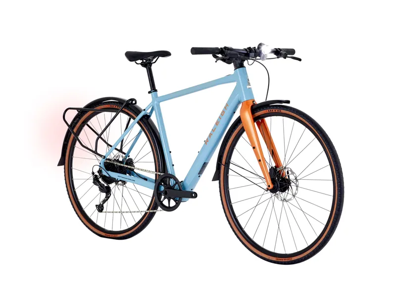 Raleigh Trace Electric Hybrid Bike 2023 in Blue-1