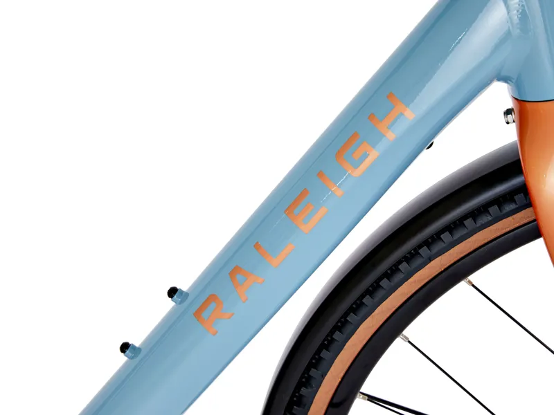 Raleigh Trace Electric Hybrid Bike 2023 in Blue-5