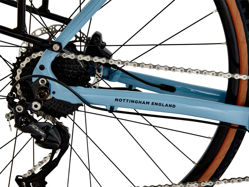 Raleigh Trace Electric Hybrid Bike 2023 in Blue-4