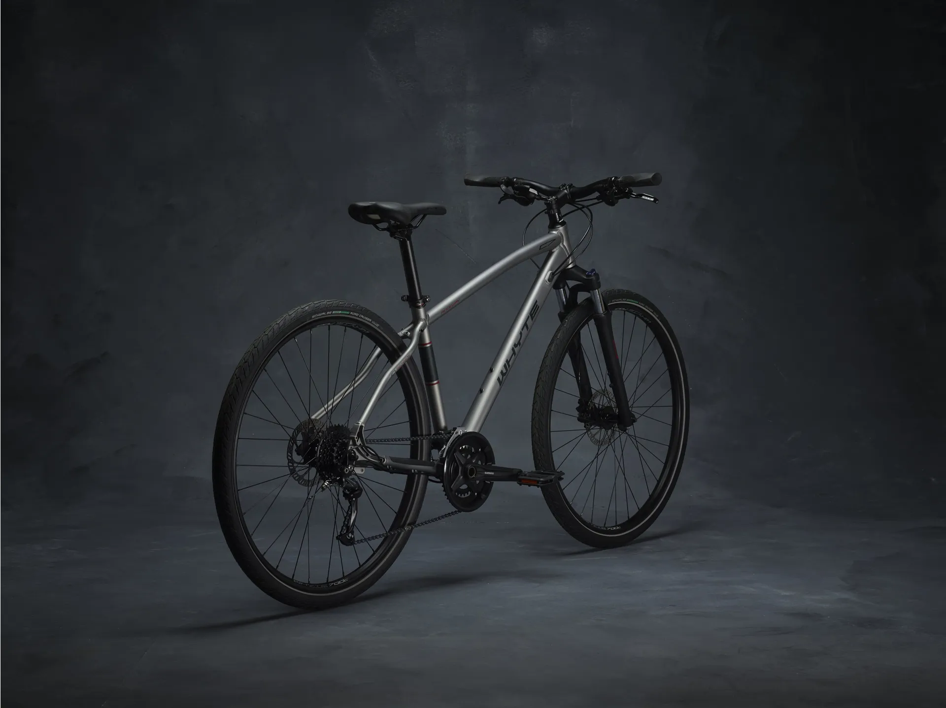 Whyte Ridgeway Hybrid Bike V2 2021 in Brushed Aluminium